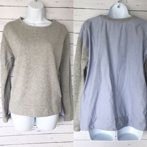 Banana Republic Sweatshirt/Dress Shirt Top